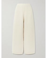 Calle Del Mar - Cashmere Wide-Leg Pants - Lyst