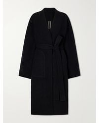 Rick Owens - Dagger Belted Cashmere Coat - Lyst