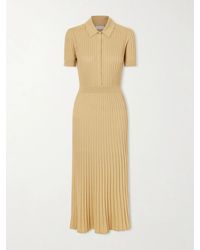 Gabriela Hearst - Amor Ribbed Silk And Cashmere-Blend Midi Dress - Lyst