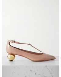 Ferragamo - Tania Mary-Jane-Pumps Aus Lackleder - Lyst