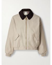 Barbour - The Edit By Alexa Anna Corduroy-Trimmed Cotton-Blend Jacket - Lyst