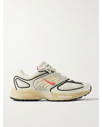 Nike - Air Pegasus Wave Mesh, Faux Leather And Rubber Sneakers - Lyst