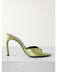 Victoria Beckham - Mules Aus Satin - Lyst