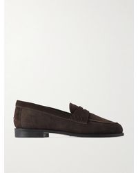 Aeyde - Oscar Loafers Aus Veloursleder - Lyst
