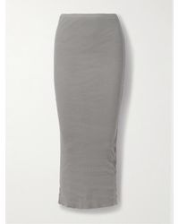 James Perse - Ribbed Cotton And Cashmere-Blend Maxi Skirt - Lyst