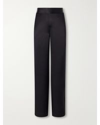 Lisa Yang - Satin Straight-Leg Pants - Lyst