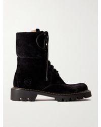 Loewe - Sierra Suede Ankle Boots - Lyst