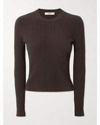 FRAME - Cable-Knit Sweater - Lyst