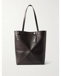 Loewe - Puzzle Fold Panta Medium Convertible Leather Tote - Lyst