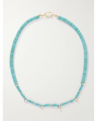 Joolz by Martha Calvo - Ella And Crystals 14-Karat-Plated Beaded Necklace - Lyst