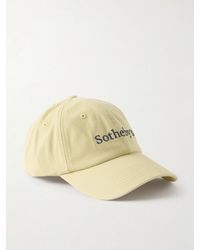 FRAME - Sotheby's Embroidered Cotton-Canvas Cap - Lyst