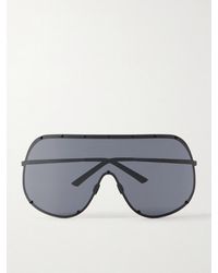 Rick Owens - Shield Aviator-Style Acetate Sunglasses - Lyst
