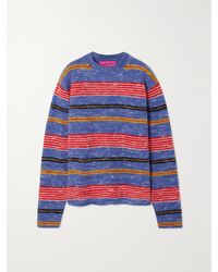 The Elder Statesman - Jasper Striped Cashmere-Blend Sweater - Lyst