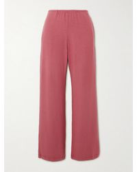 Leset - Pantalon De Survêtement Évasé En Jersey Stretch Lauren - Lyst