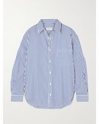 Matteau - Net Sustain Striped Organic Cotton-Poplin Shirt - Lyst