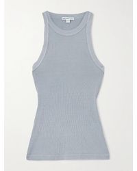 James Perse - Débardeur En Coton Supima Stretch Côtelé - Lyst