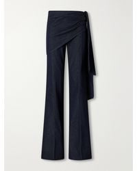 Zimmermann - Valiant Draped Flared Jeans - Lyst