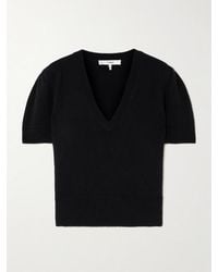 FRAME - Gathered Recycled-Cashmere Sweater - Lyst
