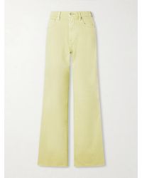 Veronica Beard - Kasey Mid-Rise Wide-Leg Jeans - Lyst