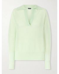 Tom Ford - Cashmere-Blend Polo Sweater - Lyst