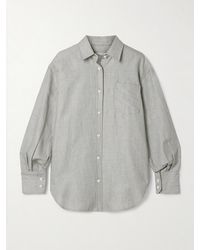 Maria McManus - Linen, Cotton And Wool-Blend Twill Shirt - Lyst