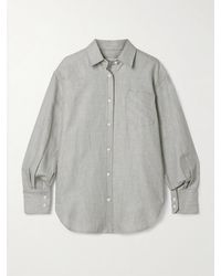 Maria McManus - Linen, Cotton And Wool-Blend Twill Shirt - Lyst