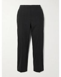 Theory - Treeca Verkürzte Hose Mit Geradem Bein Aus Einer Stretch-Leinenmischung - Lyst