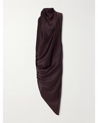 Johanna Ortiz - Narrative Weaving Draped Satin Top - Lyst