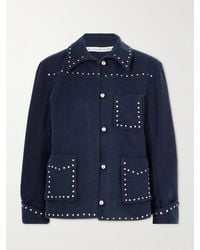 Alix Of Bohemia - Jude Studded Cotton-Twill Jacket - Lyst