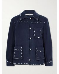 Alix Of Bohemia - Jude Studded Cotton-Twill Jacket - Lyst