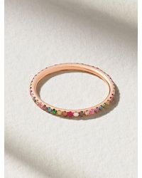 Ileana Makri - Thread 18-Karat Rose-Stone Ring - Lyst
