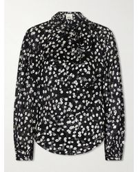 Isabel Marant - Firma Floral-Print Chiffon Blouse - Lyst