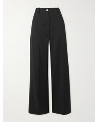 Patou - Iconic Hose Mit Weitem Bein Aus Twill Aus Einer Wollmischung - Lyst