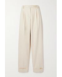 Damen Bekleidung Hosen und Chinos Cargohosen See By Chloé Baumwolle High-Rise-Hose aus Baumwolle in Weiß 