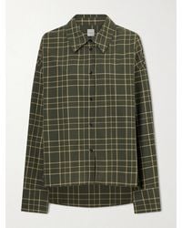 TOTEME - Checked Cotton Shirt - Lyst