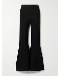 Gabriela Hearst - Ayala Embellished Wool And Cashmere-Blend Flared Pants - Lyst