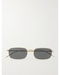 Oliver Peoples - Rectangle-Frame-Tone Sunglasses - Lyst