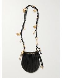 Chloé - Sea Treasures Schultertasche Aus Leder Mit Falten Und Verzierungen - Lyst