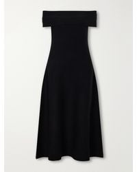Jonathan Simkhai - Camilla Wool Off-The-Shoulder Midi Dress - Lyst
