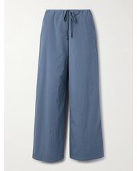 Skims - Hose Mit Weitem Bein Aus Popeline Aus Einer Baumwollmischung – Harbor - Lyst