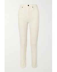 SLVRLAKE Denim Beatnik High-rise Skinny Jeans - White