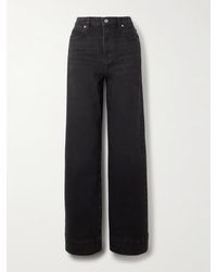 FRAME - The Streamline Hoch Sitzende Jeans Mit Geradem Bein - Lyst