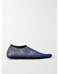 Christopher Esber - Minette Flache Schuhe Aus Mesh Mit Kristallen - Lyst
