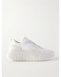 Chloé - White Nama Sneakers - Lyst