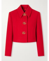 Gucci - Wool-Crepe Blazer - Lyst