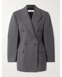 Rohe - Hourglass Doppelreihiger Blazer Aus Einer Wollmischung - Lyst