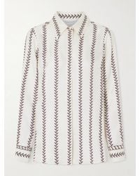 Gabriela Hearst - Cruz Printed Silk-Satin Shirt - Lyst