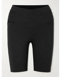 Eres - Lonsbrough Tulle-Paneled Stretch-Jersey Shorts - Lyst