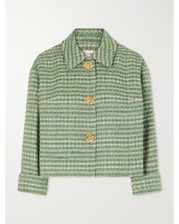 Carolina Herrera - Cotton-Blend Tweed Jacket - Lyst