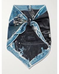 Acne Studios - Printed Silk Scarf - Lyst